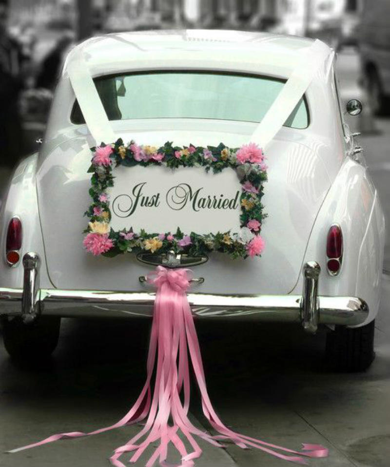 การตกแต่งรถยนต์ งานแต่งงาน